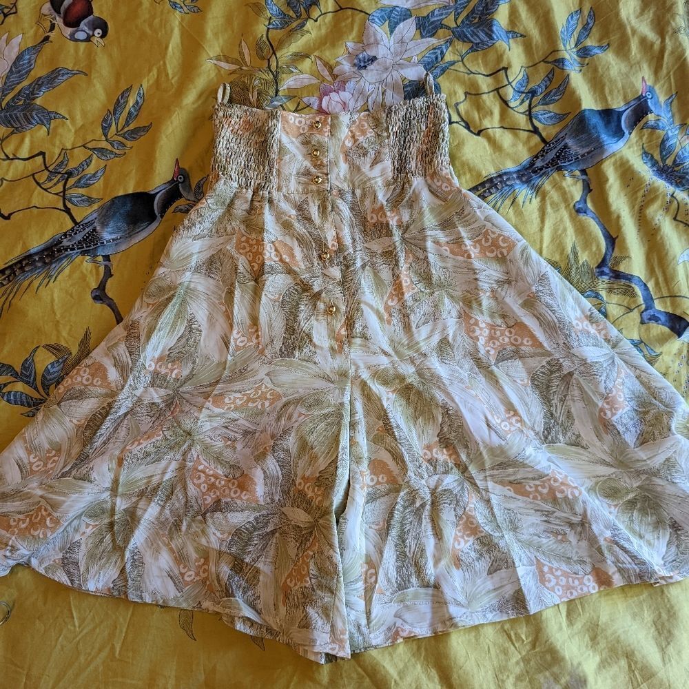 Marcel Paris-roma vintage high waist wide leg knee length culottes sz 38